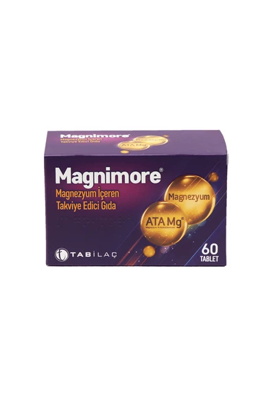 TAB İLAÇ Magnimore Takviye Edici Gıda 60 Tablet ürün görseli 1
