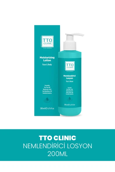 TTO Clinic Nemlendirici Losyon 200ml (seramid Cay Ağacı Yağı Centelle ) ürün görseli 1