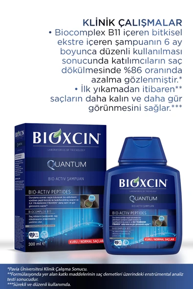BİOXCİN Quantum Şampuan 3 Al 2 Öde Kuru Normal Saçlar Için- - Resim 5