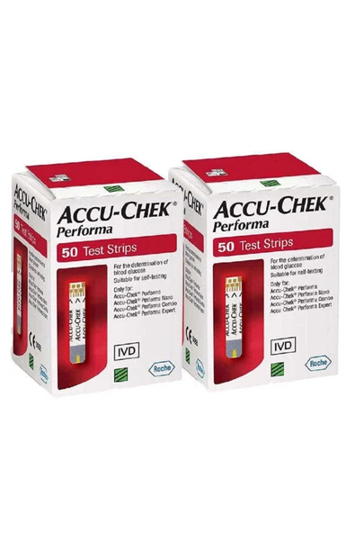 ACCU CHECK Accu Chek Performa Şeritleri 50S (2'li Paket) ürün görseli 1
