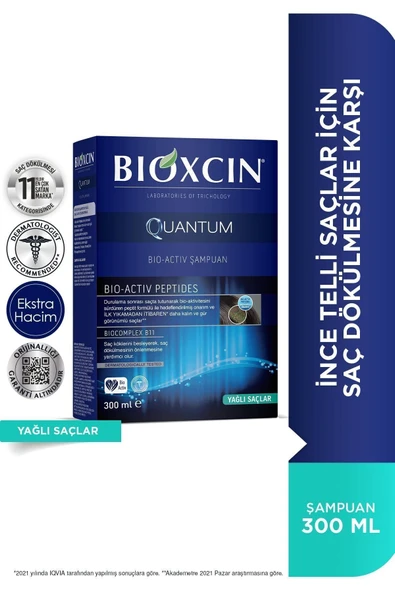 BİOXCİN Quantum Şampuan Yağlı Saçlar Için 300 Ml- ürün görseli 1