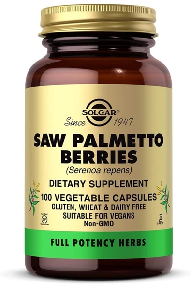 Solgar Saw Palmetto Berries ürün görseli 1