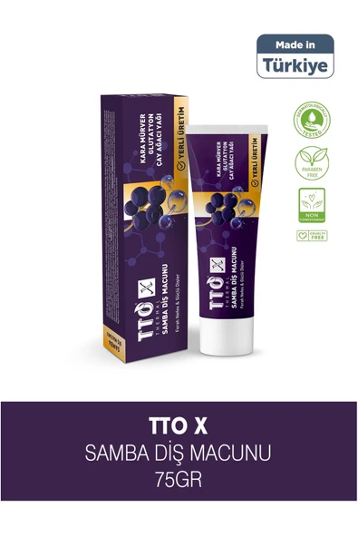 TTO Samba Diş Macunu 75 ml Ağız Kokusu Yarası ( Sls-florür Içermez) ürün görseli 1