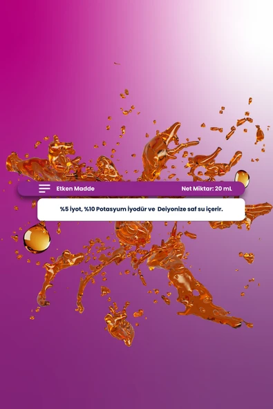 Lugol's Solution %5 Damla 20 ml - Resim 2