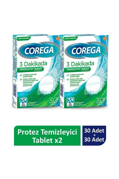 Diş Protez Temizleyici 30 Tablet-2 Adet - Resim 3