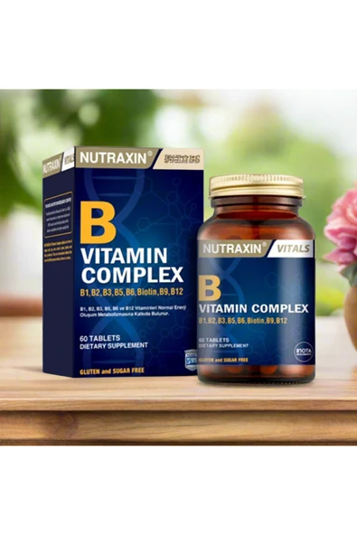 NUTRAXİN B Complex Vitamin 60 Tablet- - Resim 4