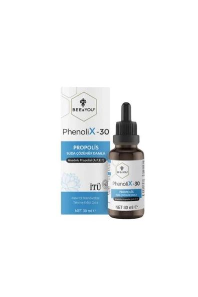 BEE & YOU FROM THE FASCINATING ANATOLIALAND Bee & You Phenolix-30 Propolis Suda Çözünür Damla 30 ml ürün görseli 1