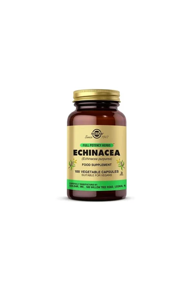 SOLGAR Echinacea 100 Kapsül ürün görseli 1
