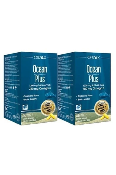 OCEAN Plus 1200 mg Omega 3 Saf Balık Yağı 30 Kapsül 2 Adet ürün görseli 1