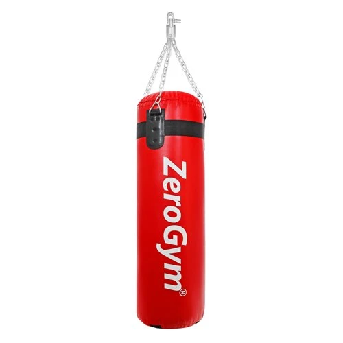 Zerogym Boks Kum Torbası 100cm x 29cm Premium Kalite,İçi Dolu, Döner Mekanizma ve Askı Aparatlı ürün görseli 1