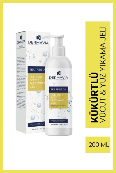 Kükürtlü Yüz Ve Vücut Yıkama Jeli 200 ml Uyuz, Akne & Egzamaya Karşı Etkili Anti Baktiriyel ürün görseli 1