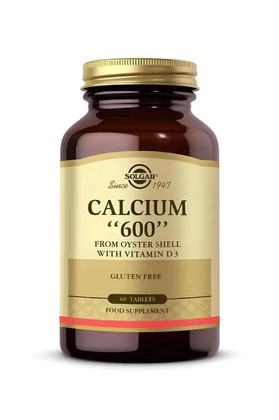 Solgar Calcium 600 mg Oyster Shell 60 Tablet ürün görseli 1