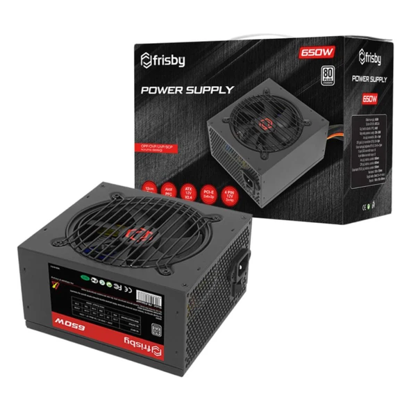 Frisby FR-PS6580P 650W 80+ Güç Kaynağı ürün görseli 1