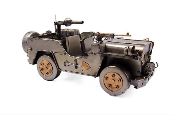 Dekoratif Metal Jip C1643 Model-M173 ürün görseli 1