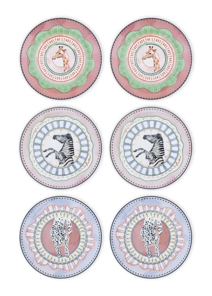 The Mia Spring Servis Tabağı 6lı Set 26 cm SPR0003 ürün görseli 1
