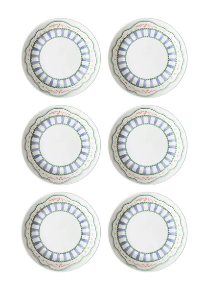 The Mia Spring Yemek Tabağı 6lı Set 20 cm ürün görseli 1