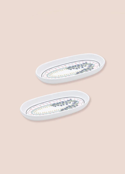 The Mia Spring Oval Servis 2li 21 cm - Resim 4