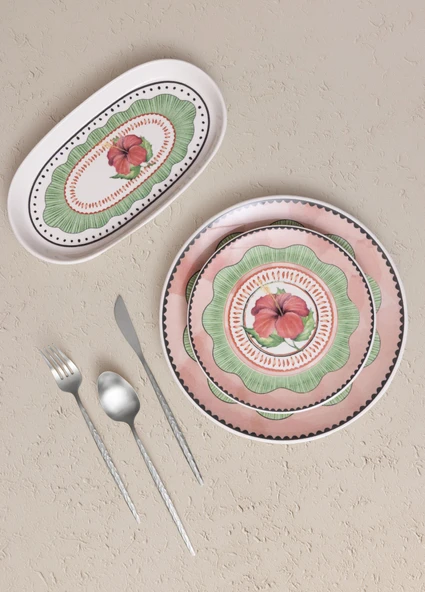 The Mia Spring Oval Servis 2li 26 cm - Resim 3