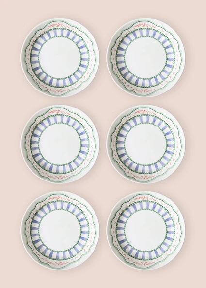 The Mia Spring Yemek Tabağı 6lı Set 20 cm - Resim 6