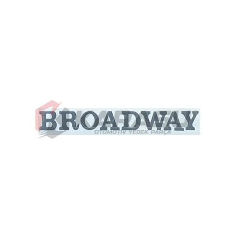 BROADWAY KAĞIT YAZI ESKİ MODEL  KOYU GRİ ürün görseli 1