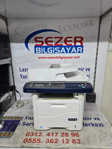 XEROX WORKCENTRE 3325DNI FOTOKOPİ, TARAYICI, FAKS,Wİ-Fİ LASER YAZICI (2,el yazıcı) ürün görseli 1