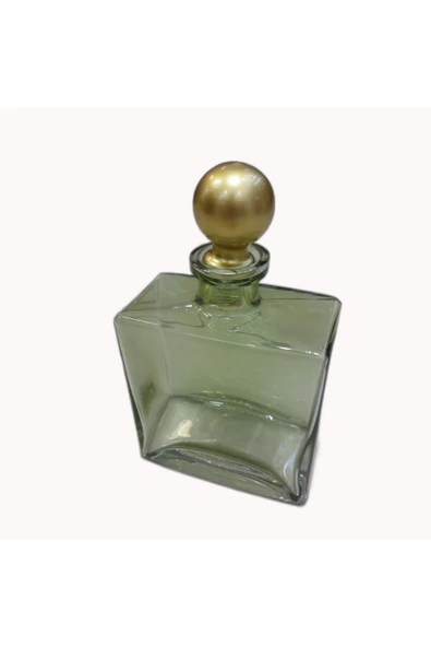 Alegre Glass Renkli El Yapımı Cam Milas Model Viski Şişesi ürün görseli 1