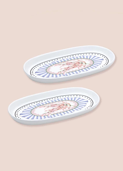 The Mia Spring Oval Servis 2li 29 cm - Resim 4