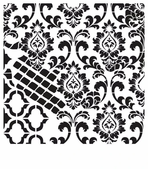 GRUNGE STENCIL GCS-4 45X45 ürün görseli 1