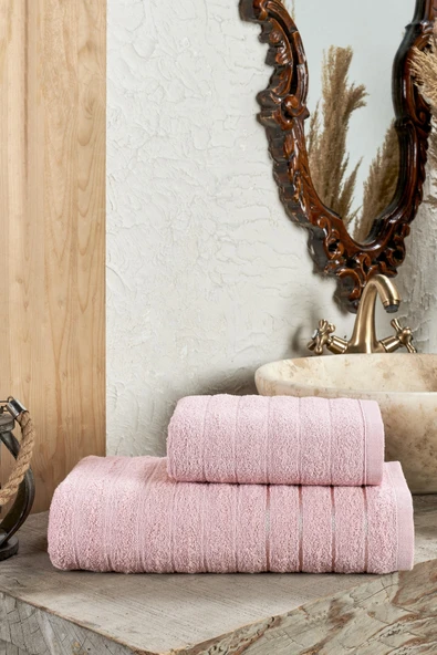 TABEA HOME Fluffy 2'li Banyo Havlu Seti ürün görseli 1