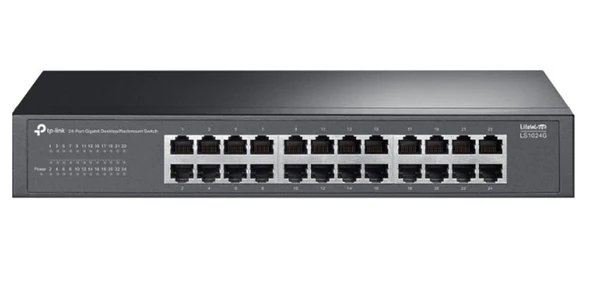 Tp-Link LS1024G 24 Port 10-100-1000 Mbps Switch Metal Kasa ürün görseli 1