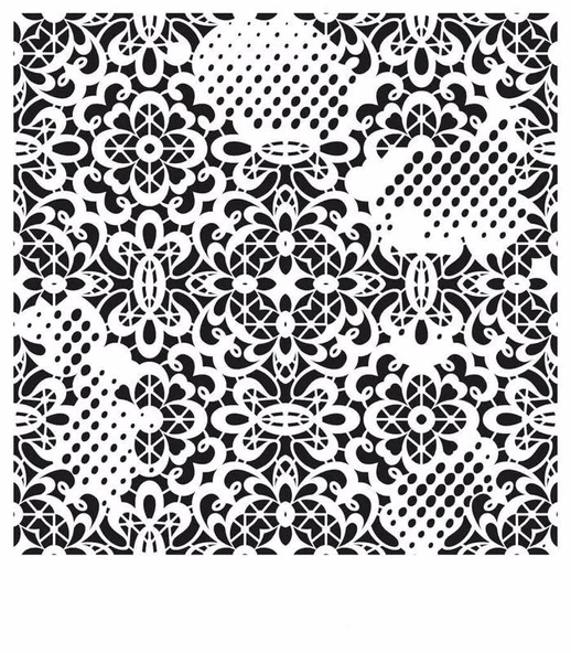 GRUNGE STENCIL GCS-6 45X45 ürün görseli 1
