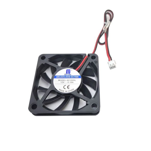 6cm 12v 2 pinli fan 6cmx6cmx1cm 12v 6cm fan ürün görseli 1