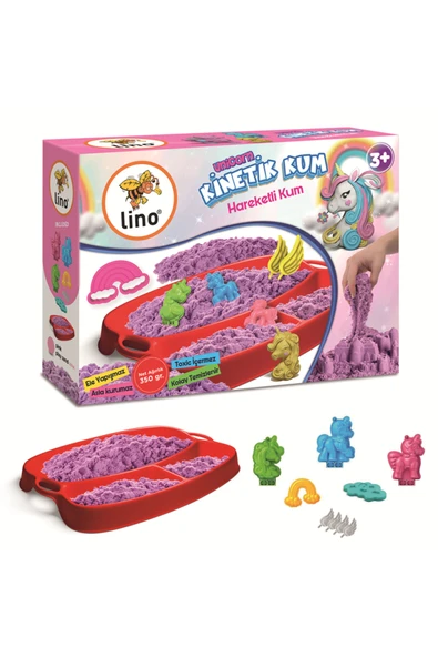 Kinetik Kum Seti Unicorn (350 GR KUM 6 KALIP TEPSİ) ürün görseli 1