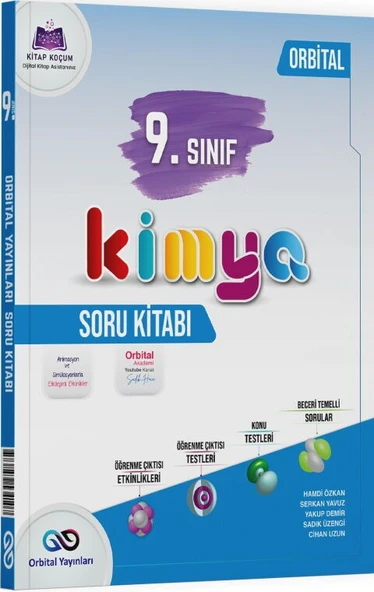 Orbital Yayınları 9. Sınıf Kimya Soru Bankası ürün görseli 1