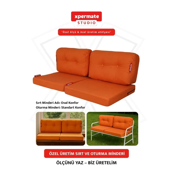 Özel Ölçü Palet Minderi Bahçe İç Ve Dış Mekan Minder Koltuk Minder 40x150 45x155 50x160 ürün görseli 1
