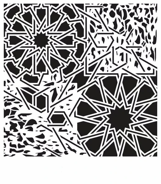 GRUNGE STENCIL GCS-11 45X45 ürün görseli 1