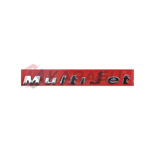 MULTİJET BAGAJ YAZI KIRMIZI ürün görseli 1