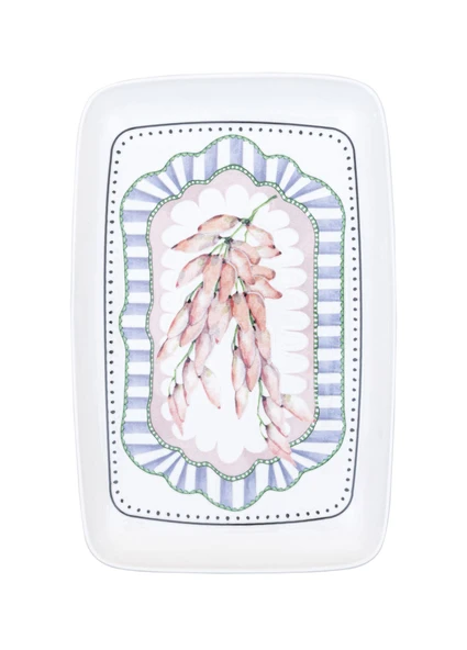 The Mia Spring Dikdörtgen Servis Tabağı 31x20 cm SPR0015 ürün görseli 1