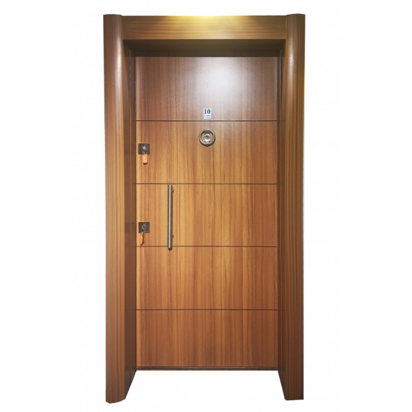 Tezwood 2660 ABD Eskitme Kasalı Düz Model Daire Giriş Kapısı, Çelik Kapı ürün görseli 1