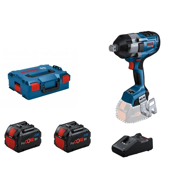 Bosch GDS 18V-1050 H Procore 2x5,5Ah Darbeli Somun Sıkma ürün görseli 1