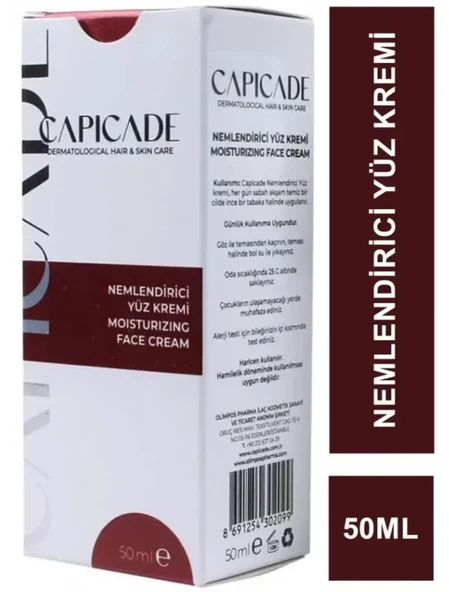 Capicade Nemlendirici Yüz Kremi 50 ml ürün görseli 1