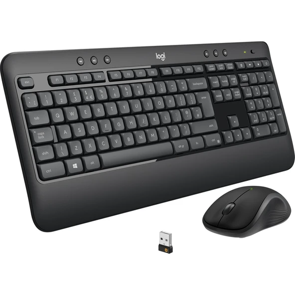 MK540 ADVANCED Kablosuz Türkçe Klavye Mouse Seti - Siyah ürün görseli 1