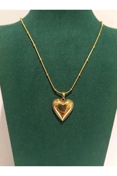 Monalisa Home Gold Renk Lüks Figürlü Gösterişli Kolye ürün görseli 1