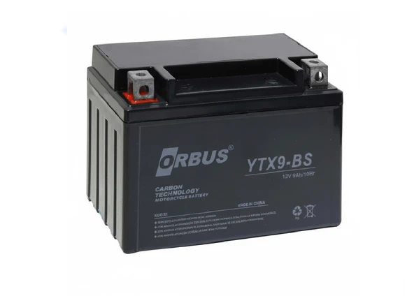 Orbus Ytx9-bs 12v 9a Motosiklet Aküsü 150 X 86 X 107 Mm 2.84kg ürün görseli 1