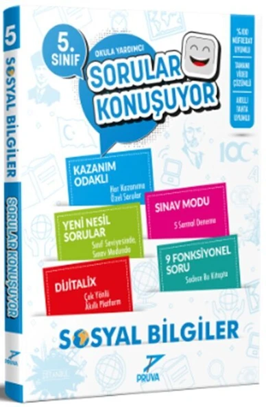 Pruva Akademi 5. Sınıf Sosyal Bilgiler Sorular Konuşuyor ürün görseli 1