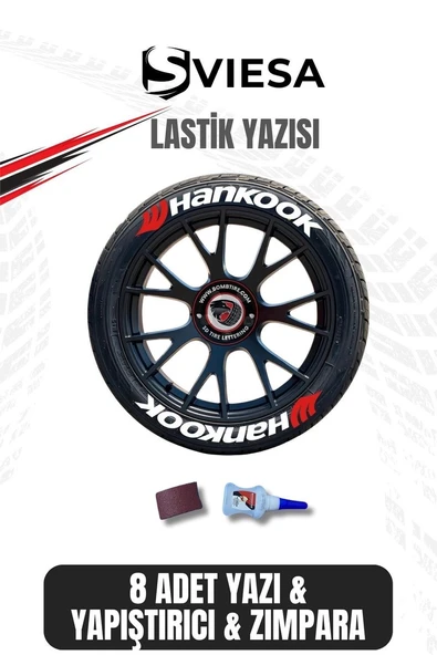 Motosiklet ve Otomobil Araç 3D Oto Lastik Yazısı Sticker Arma Seti ürün görseli 1