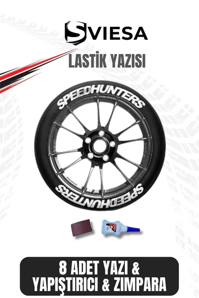 Motosiklet ve Otomobil Araç 3D Oto Lastik Yazısı Sticker Arma Seti ürün görseli 1