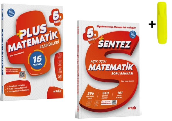 Artıbir Yayınları 5.Sınıf Plus Matematik 15 Fasikül Ve Sentez Soru Bankası ürün görseli 1