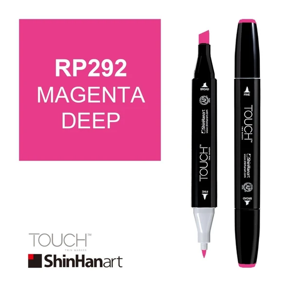 Touch Twin Marker RP292 Magenta Deep ürün görseli 1