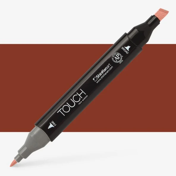Touch Twin Brush Marker BR94 Brick Brown ürün görseli 1